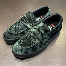 画像1: VANS | SKATE LOAFER - OIL GREEN ( VELVET ) (1)