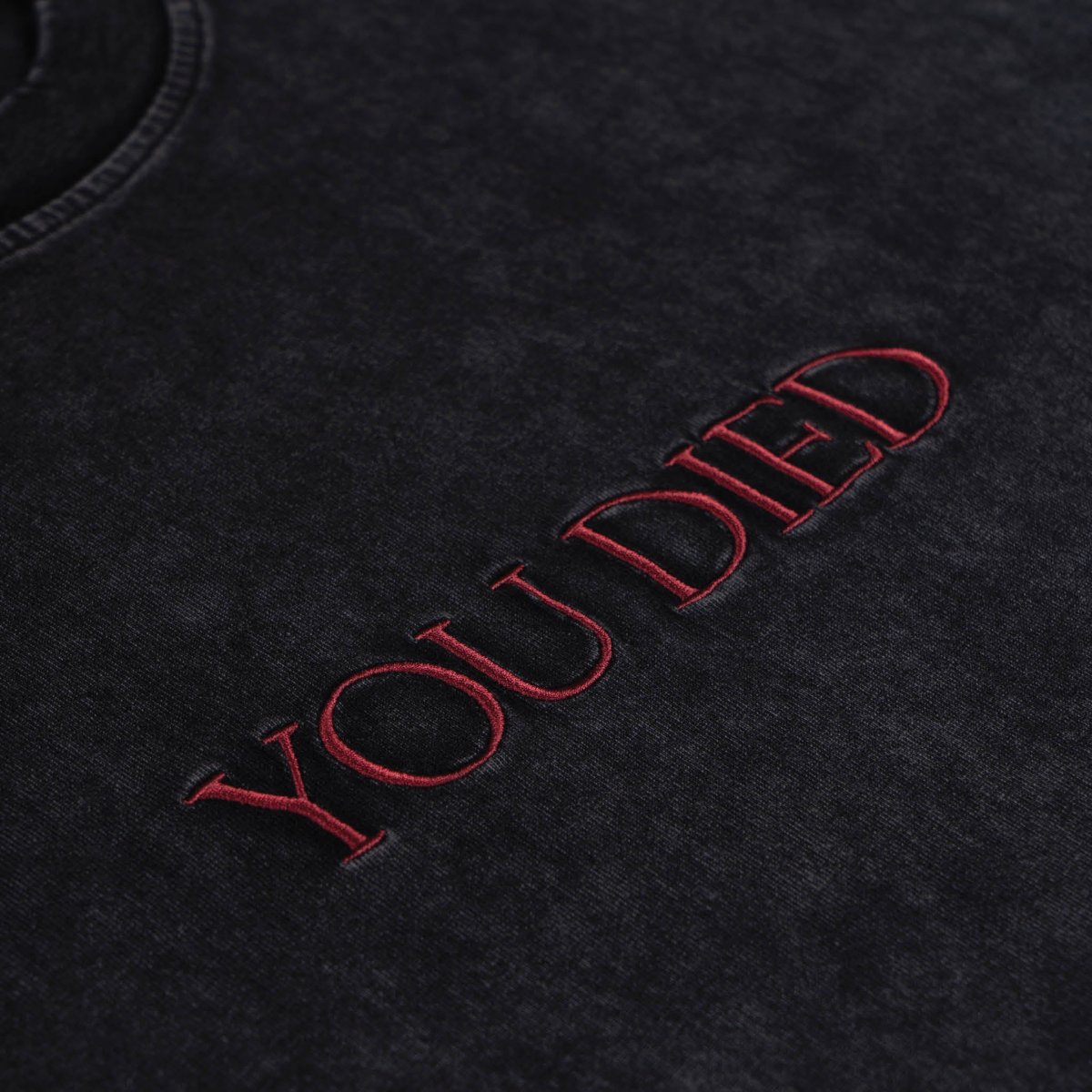 画像2: DARK SOULS X WELCOME | YOU DIED DISTRESSED TEE - BLACK (2)