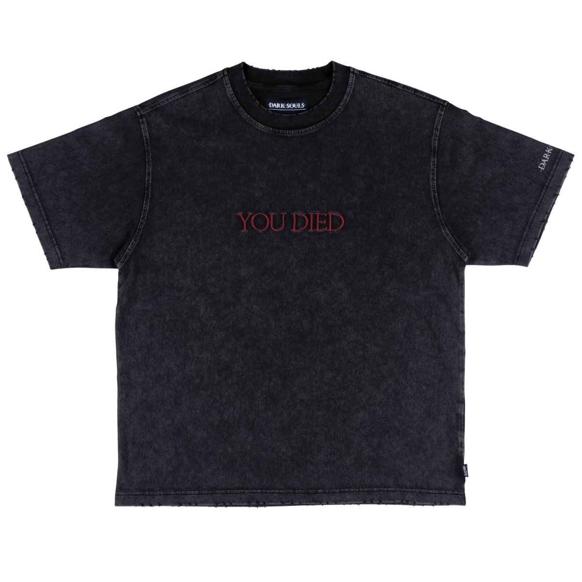 画像1: DARK SOULS X WELCOME | YOU DIED DISTRESSED TEE - BLACK (1)