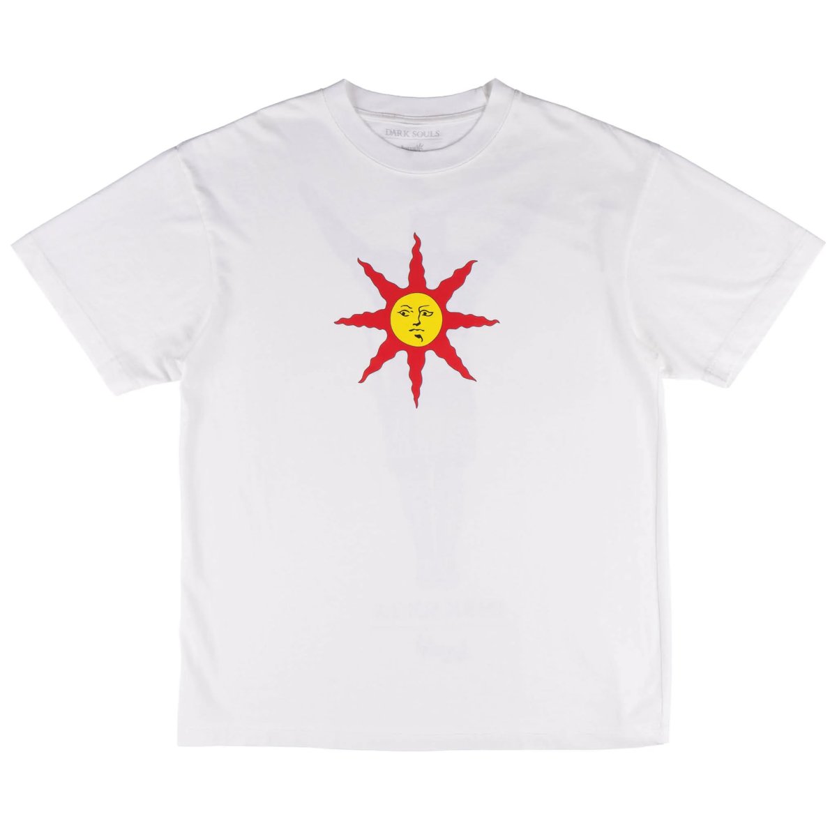 画像2: DARK SOULS X WELCOME | SOLAIRE BOXY GARMENT DYED TEE - WHITE (2)