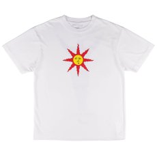 画像2: DARK SOULS X WELCOME | SOLAIRE BOXY GARMENT DYED TEE - WHITE (2)