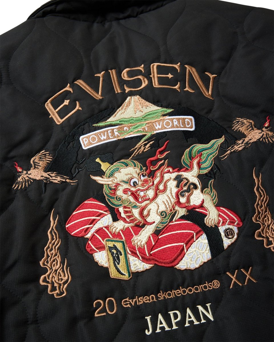 画像3: EVISEN |  SOUVENIR SUSHISHI JACKET - BLACK / 2026年10月31日（土）正午12時発売 (3)