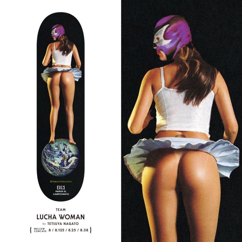 画像1: EVISEN SKATEBOARDS "LUCHA WOMAN" - 8.0inch (1)