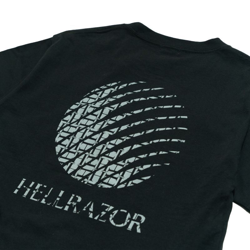 HELLRAZOR ARCH LOGO L/S TEE / BLACK